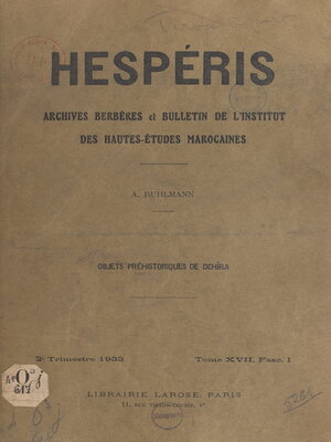 cover image of Objets préhistoriques de Dchîra